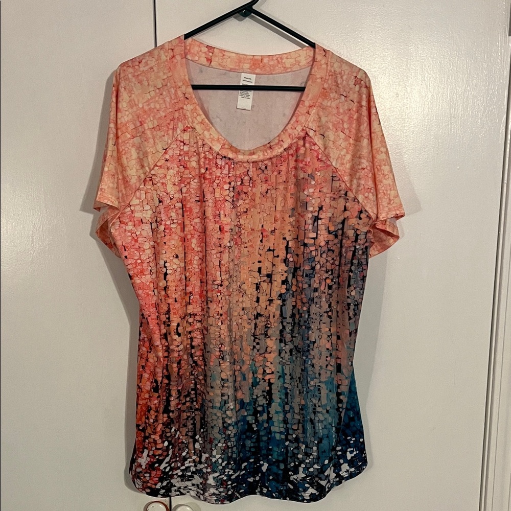 Women's Multicolor Abstract Top